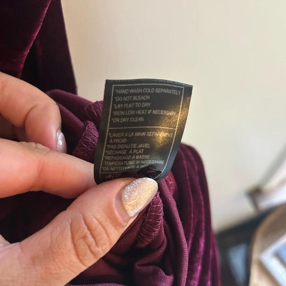 NWT cupcakes & cashmere Velvet Jumpsuit - Picture 7 of 11
